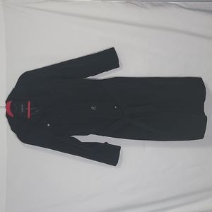 London Fog Rain Coat, Size 12P, Black